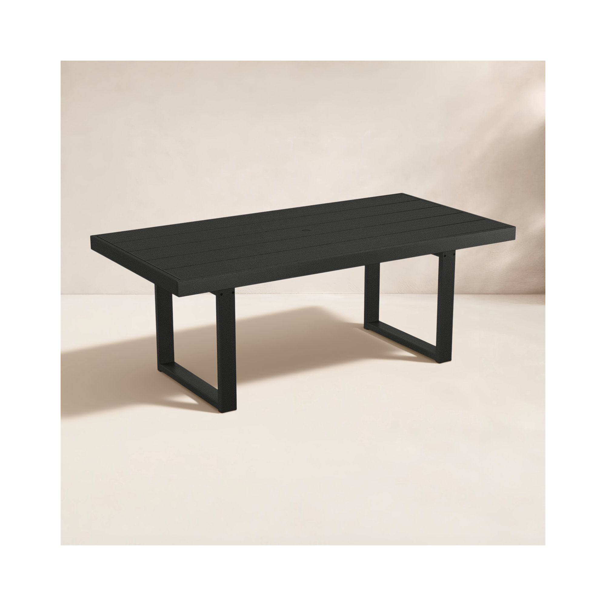 Edge Dining Table, Black