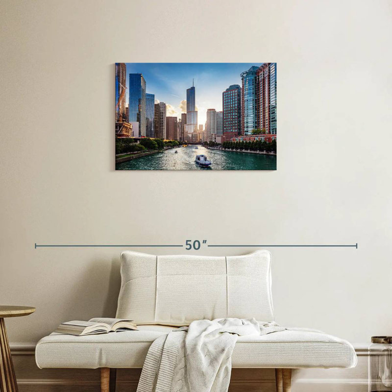 Sirci Chicago Riverscape, H 20 po x l 30 po