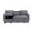 TERRITORY LIGHT GREY PULL OUT SOFA BED