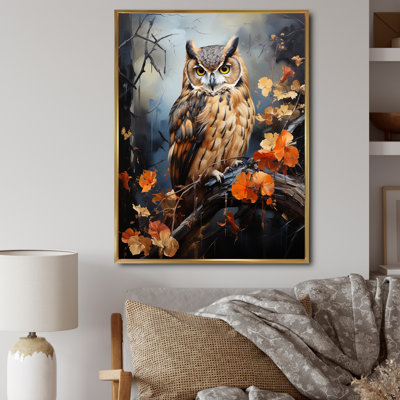 Chouette brune Overture III - animaux, impressions sur toile