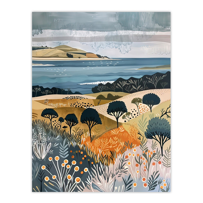 Isle Cromarty Scottish Highlands Painting Wall Art Print