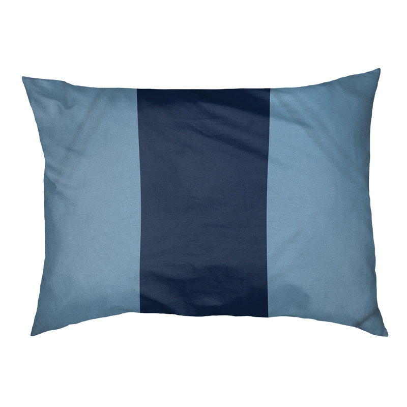 Coussin d'extérieur pour chien Florida Tribe, Moyen (l 28 po x P 18 po x H 6 po), Bleu bébé / bleu marine / bleu bébé