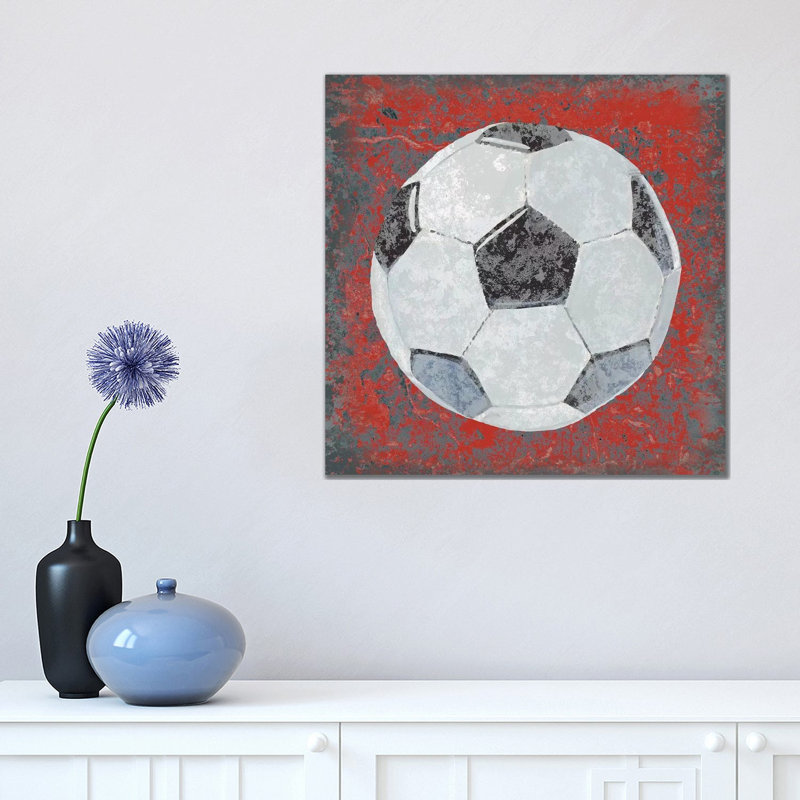 Grunge Sporting IV by Studio W - Wrapped Canvas Gallery-Wrapped Canvas Giclée, 45.72 cm H x 45.72 cm W
