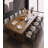 Industrial-style solid wood rectangular dining table-291805387