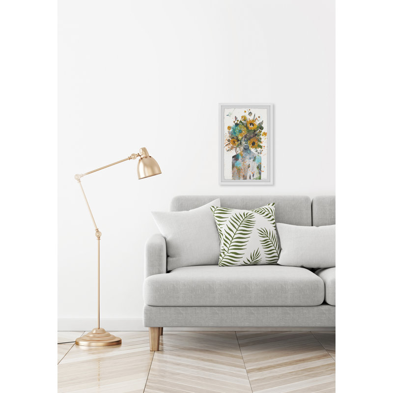 Sunflower Jewel by Marmont Hill - Single Picture Frame Painting, 45cm H x 38cm W