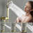 10" Round Complete Shower System with Rough-in Valve and Handheld Shower-73566712