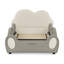 Lit simple en cuir de polyuréthane pour enfants, lit de sécurité pour tout-petits avec garde-corps, poche de rangement, beige -2123248548