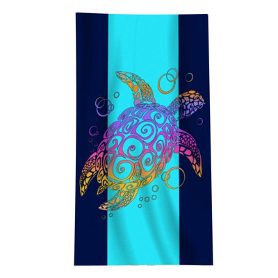Serviette de bain Serviette de plage en velours pour la plage Serviette de bain en microfibre