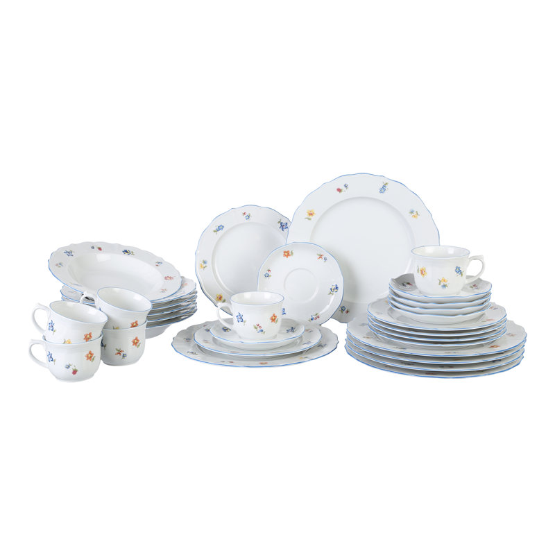 Sonate 30 Piece Dinnerware Set, Service for 6