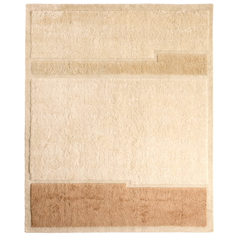 Jaipur Living Arica Handwoven Modern/Contemporary Tan/Brown Shag Area Rug (18in SWATCH), Rectangle 10' x 14'