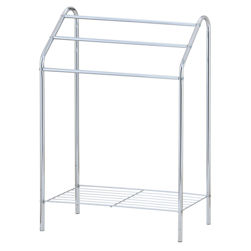 Porte-serviettes à 3 niveaux avec support de rangement inférieur