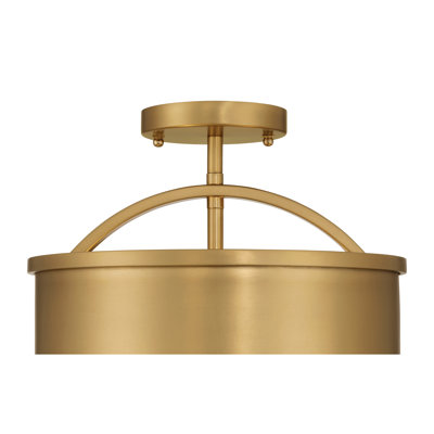 Wynn 12" 2-Light Semi-Flush Mount
