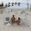 Beach Cabana: Sea Sage Stripe