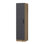 Armoire moderne Wesa avec nombreuses tablettes, anthracite et dore, 17,7 po x 82,7 po x 20,5 po Wesa | 100% panneau de particules enduit de mélamine, épaisseur: 0,7 pouce | Solution de rangement murale avec couvercle, élégante et fonctionnelle