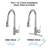 Stainless Steel Pull Down Kitchen Faucet With Sprayer-116628528