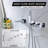 1 Handle Bathroom Waterfall Faucet with Diverter-64612698