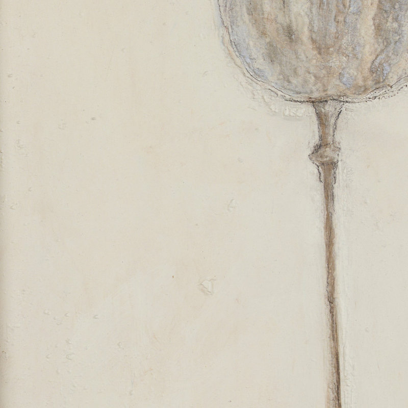 Poppy Crema Painting by Paul Meyer, 40" H x 30" W