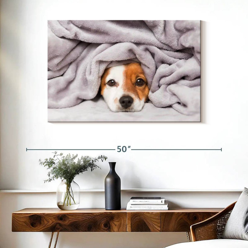 Brampt Blanket Bundled Dog, 26" H x 39" W