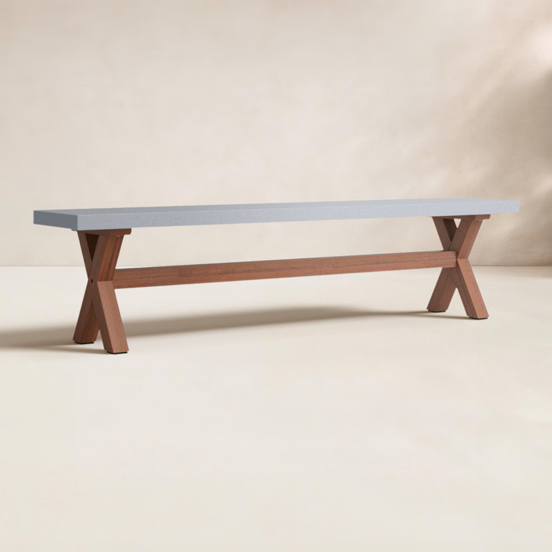 Banc de pique-nique en bois Fleur