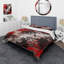 Ensemble de housse de couette en microfibre / polyester Abstract Grafiti Bedding-293291710