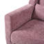 Fauteuil d'appoint moderne en chenille avec coussin lombaire-610296127
