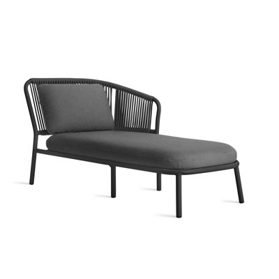 Mate Outdoor Rust-Resistant Metal Chaise Lounge , Cushion Included