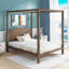 CaNopy Platform Bed with Headboard and Support Legs-983946487-983946486