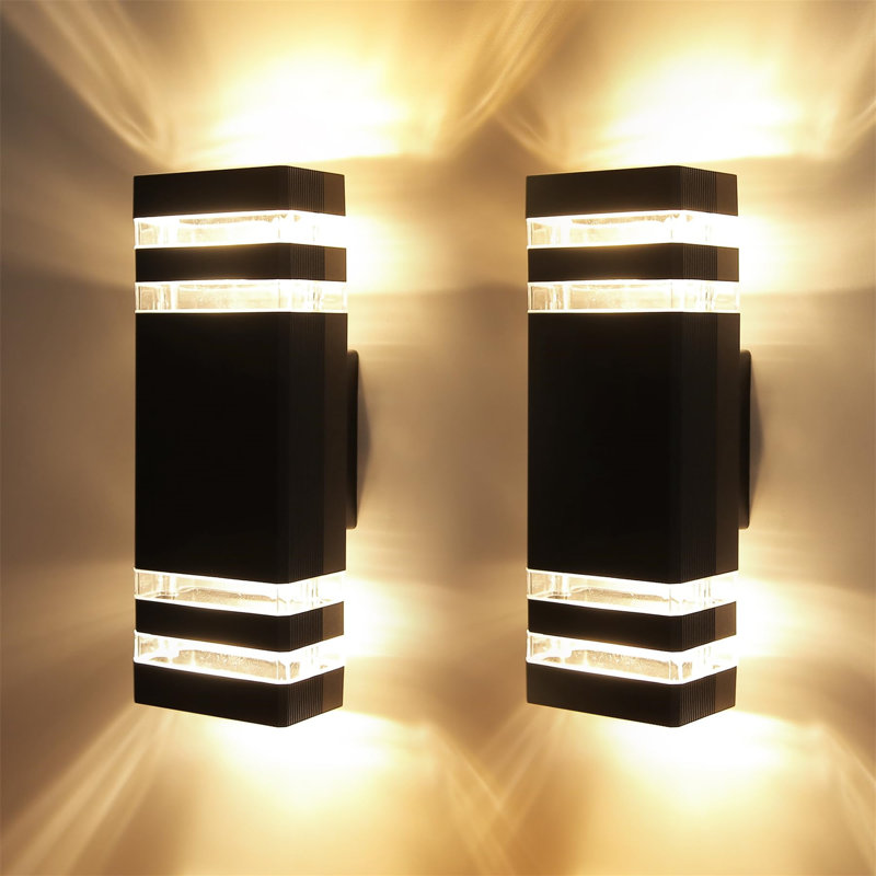 Matte Black 30.3cm H Outdoor Sconce