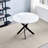 Round with Steel Base Dining Table