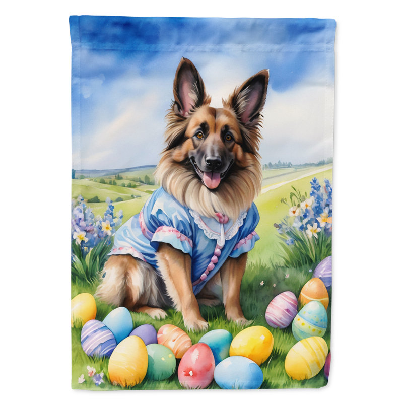 Easter Egg Hunt Double Sided 15.5'' H x 11.25'' W Polyester Easter Garden Flag