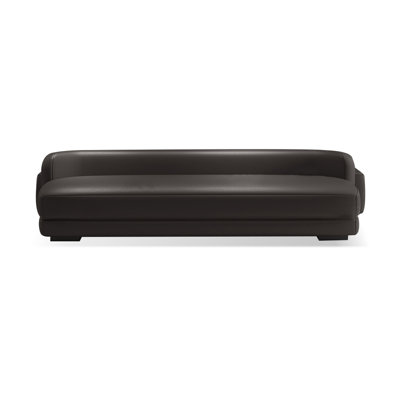 Brown Upholstered Bench