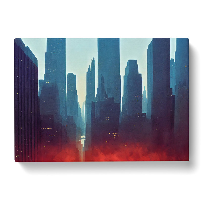 A New York City Skyline Vol.4 - Wrapped Canvas, 50cm H x 76cm W x 3cm D