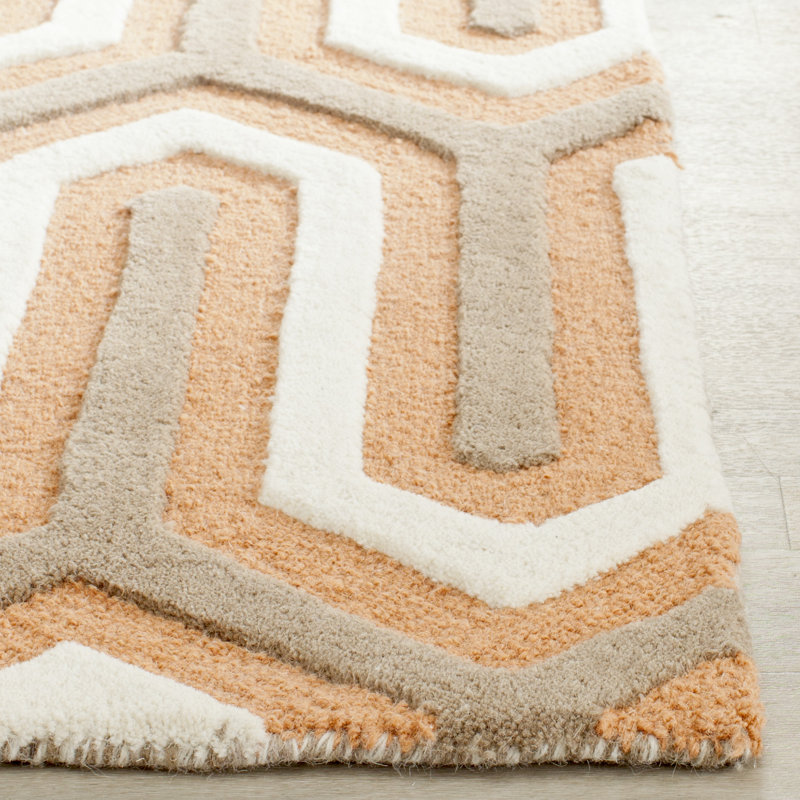 Altair Rectangle 122 cm x 183 cm Geometric Wool Hand Woven Area Rug