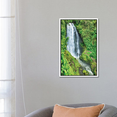 Jungle Waterfall 1 Piece Wall Art on Canvas