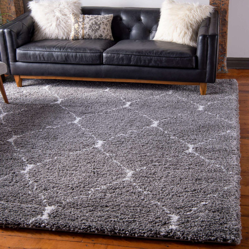 Moroccan Shag Oriental Indoor Rug, Runner 2'7" x 10'