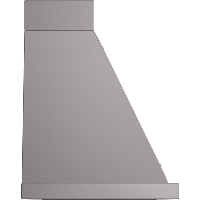 Hotte murale 40 pouces avec 600 PCM ILLES Nostalgie II Series Noblesse, Graphite mat / cuivre
