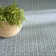 Nourison Washable Charm 3' x 5' Blue Ivory Modern Indoor Rug