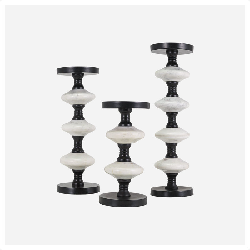 Bougeoirs Vérone - Paquet de 3