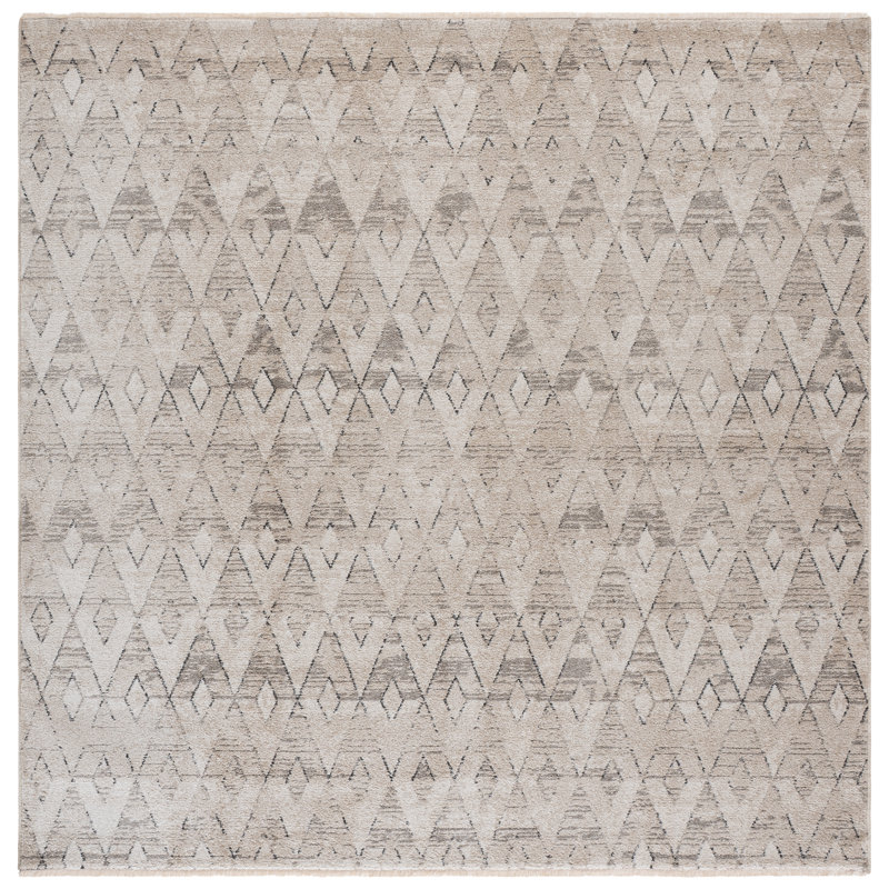 Grove 682 Performance Geometric Shapes Rug, Square 6'7"