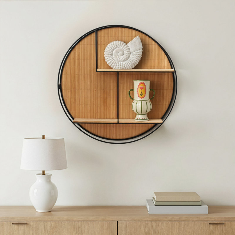 Trenholm 3 Piece Circle Accent Shelf