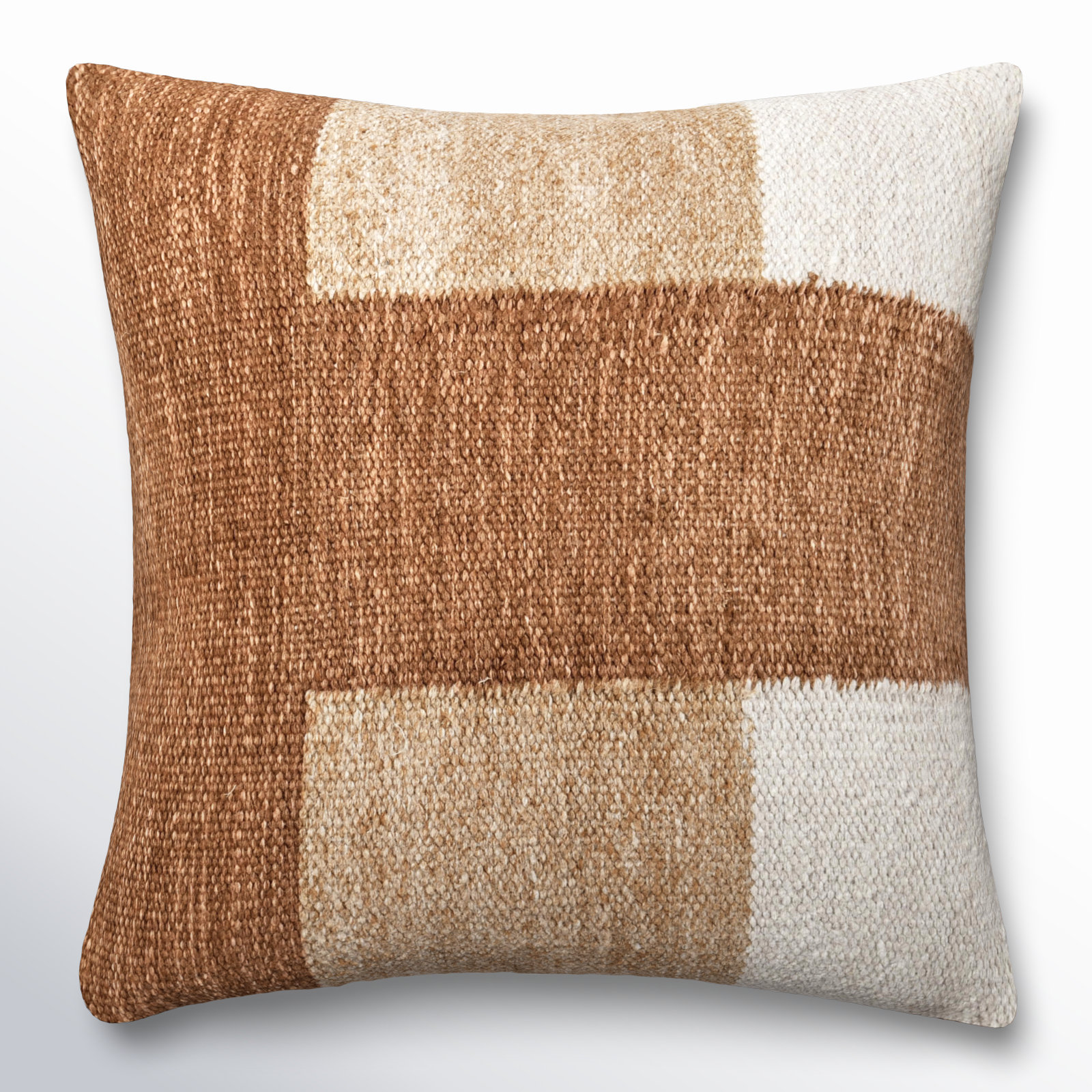 Throw Pillow, Terracotta, 22"H x 22"W, Square