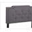 Upholstered Bed Frame With Button Tufted Headboard