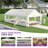 13Ft X 26Ft Canopy with Rolled Sidewalls,White-124639096-102834525