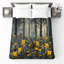 Couvre-lit matelassé jaune Bears In Forest-129428944