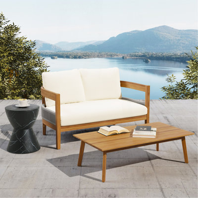Outdoor Loveseat & Table