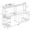 Bureau double avec huche Home Office-766945051