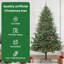 Artificial Pre-lit Christmas Tree with Ball Set-1130164423-1130164440