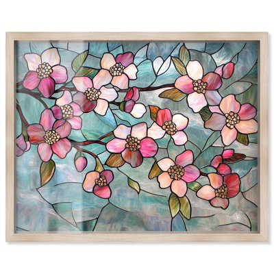 «Shimmering Spring Blossoms I Shadowbox Print Farmhouse» par Art Remedy