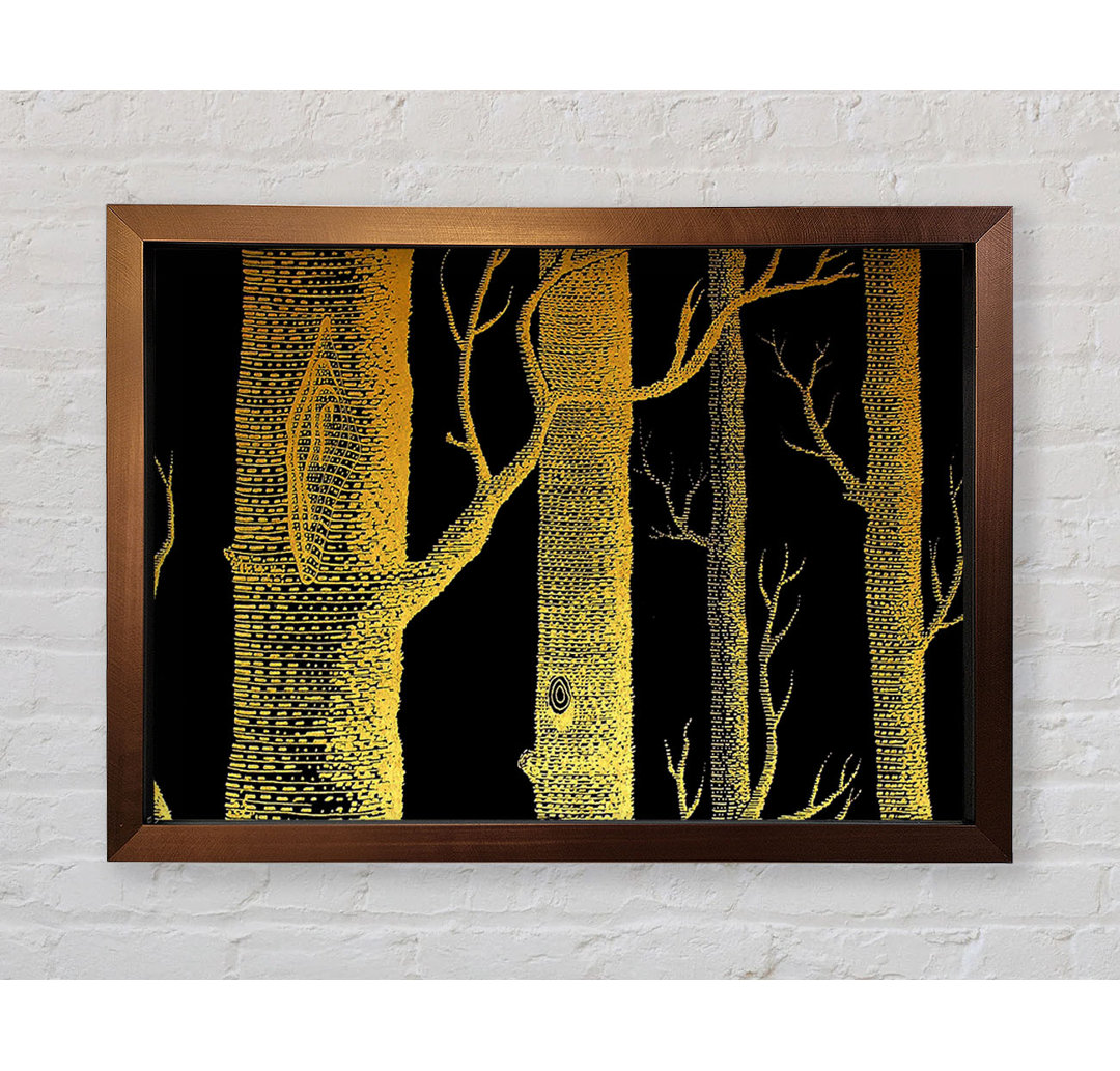 The Night Time Woodland - Einzelne Bilderrahmen Kunstdrucke