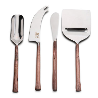 Ensemble de 4 outils à fromage en cuivre Sundance Design Ensemble